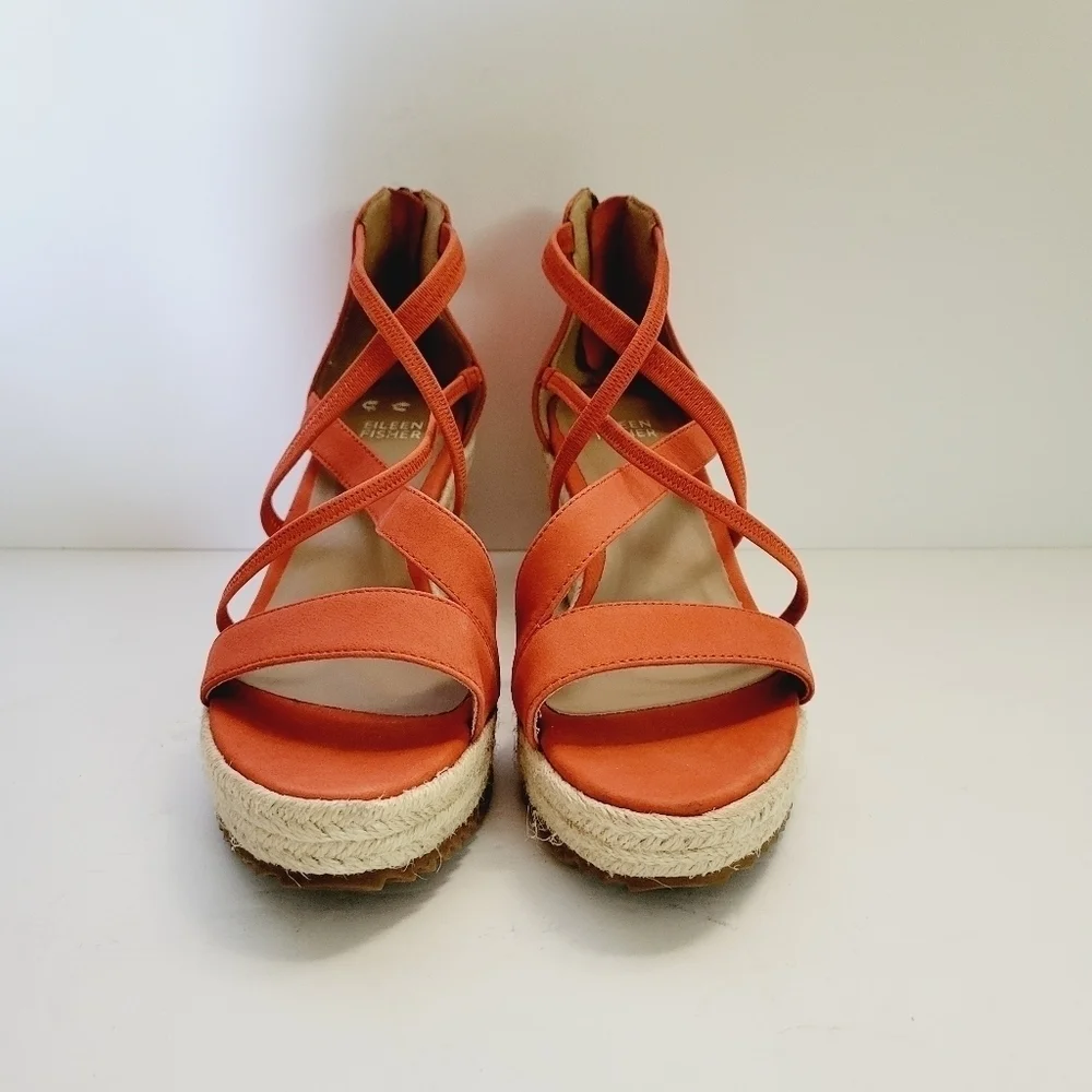 Eileen Fisher espadrilles zip
